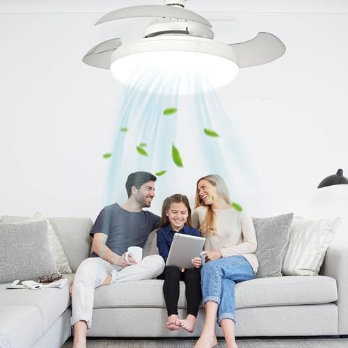 Retractable LED Ceiling Fan™