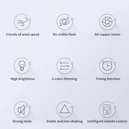 Retractable LED Ceiling Fan™