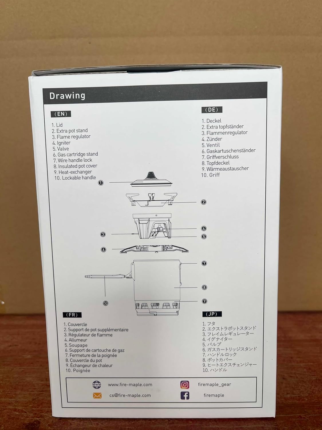 Fire-Maple FMS-X3 0.8 Litre Camping Stove Portable Gas Backpacking Stove with Electric ignition Pot Support & Fuel Can Stabiliser Jet Burner Pot System for Outdoor Trekking Hiking(Black)