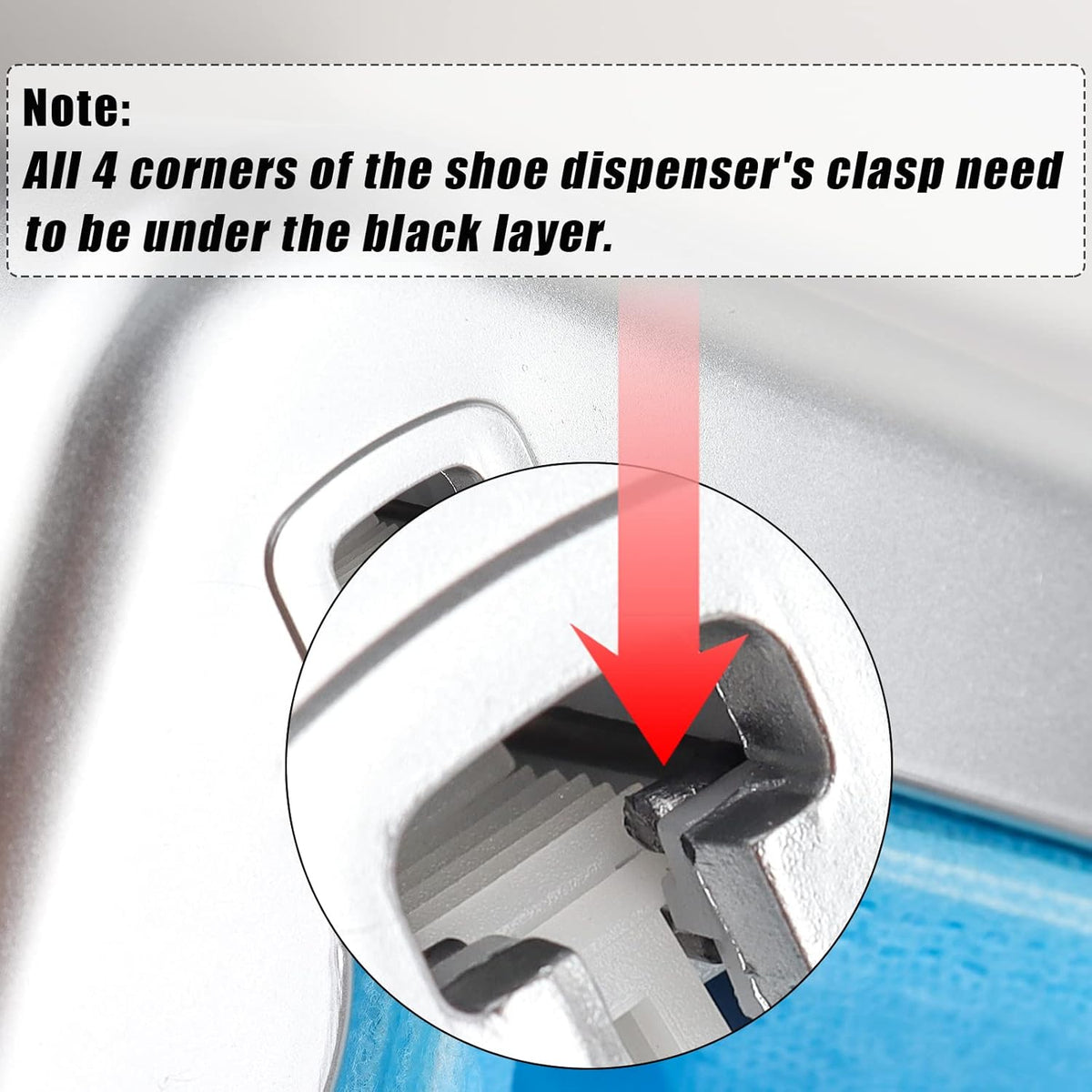 Automatic Shoe Cover Dispenser, Portable Shoe Cover Dispenser with Disposable Plastic Boots and Shoe Covers for Home, Office, Factory (200 PCS)