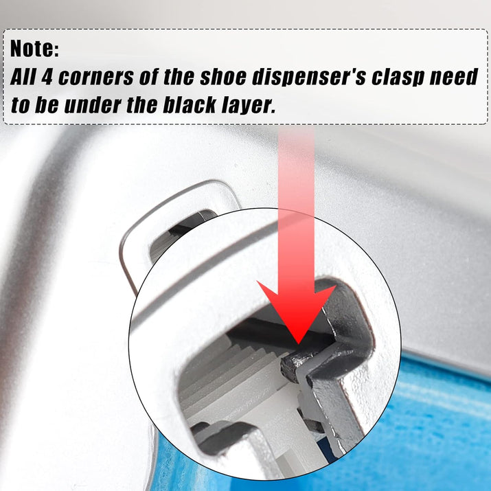 Automatic Shoe Cover Dispenser, Portable Shoe Cover Dispenser with Disposable Plastic Boots and Shoe Covers for Home, Office, Factory (200 PCS)