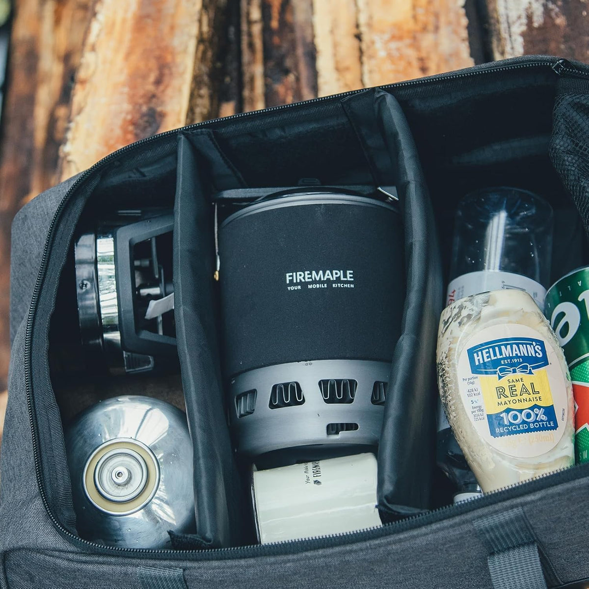 Fire-Maple FMS-X3 0.8 Litre Camping Stove Portable Gas Backpacking Stove with Electric ignition Pot Support & Fuel Can Stabiliser Jet Burner Pot System for Outdoor Trekking Hiking(Black)